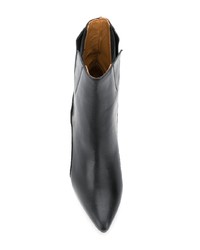 Черные кожаные ботильоны от Atp Atelier