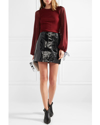 Черные кожаные ботильоны от Tabitha Simmons