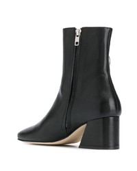 Черные кожаные ботильоны от Dorateymur
