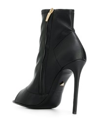 Черные кожаные ботильоны от Grey Mer