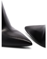 Черные кожаные ботильоны от Balmain