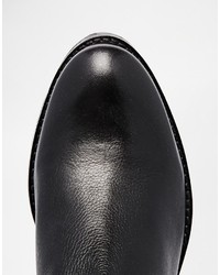 Черные кожаные ботильоны от Dune