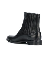 Черные кожаные ботильоны от Twin-Set