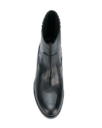 Черные кожаные ботильоны от Twin-Set