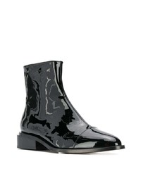 Черные кожаные ботильоны от Clergerie