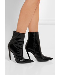 Черные кожаные ботильоны от Balenciaga