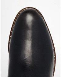 Черные кожаные ботильоны от Dune