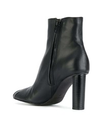 Черные кожаные ботильоны от Joseph