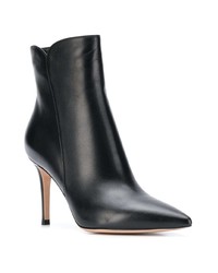 Черные кожаные ботильоны от Gianvito Rossi