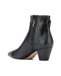 Черные кожаные ботильоны от Sam Edelman