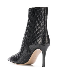 Черные кожаные ботильоны от Fabio Rusconi