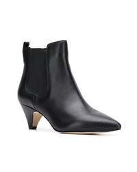 Черные кожаные ботильоны от Sam Edelman