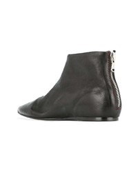 Черные кожаные ботильоны от Bassike