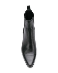 Черные кожаные ботильоны от Balmain