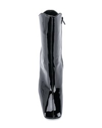 Черные кожаные ботильоны от Dorateymur