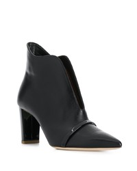 Черные кожаные ботильоны от Malone Souliers
