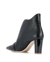 Черные кожаные ботильоны от Malone Souliers