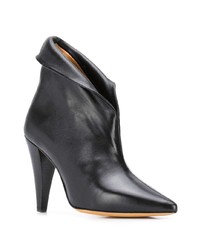 Черные кожаные ботильоны от IRO
