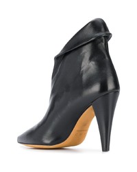 Черные кожаные ботильоны от IRO
