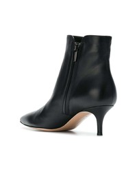 Черные кожаные ботильоны от Gianvito Rossi