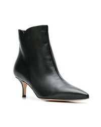 Черные кожаные ботильоны от Gianvito Rossi