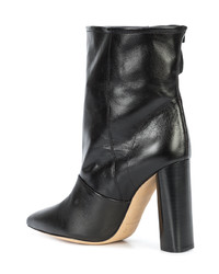 Черные кожаные ботильоны от IRO