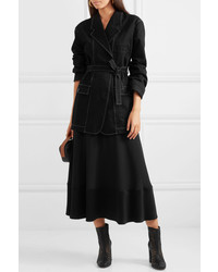 Черные кожаные ботильоны от Souliers Martinez