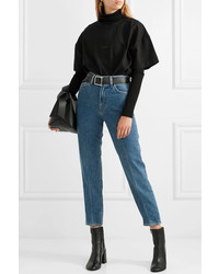 Черные кожаные ботильоны от Acne Studios