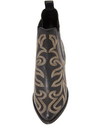 Черные кожаные ботильоны от Dolce Vita