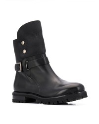 Черные кожаные ботильоны от AGL