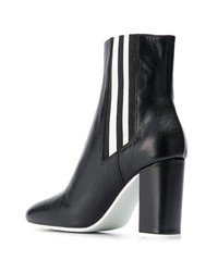 Черные кожаные ботильоны от Gcds