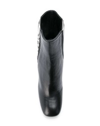 Черные кожаные ботильоны от Gcds