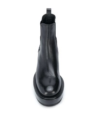 Черные кожаные ботильоны от Premiata
