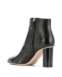Черные кожаные ботильоны от Rodo
