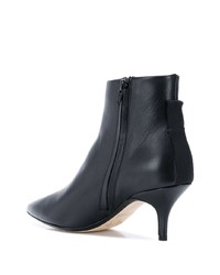 Черные кожаные ботильоны от Joseph
