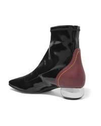 Черные кожаные ботильоны от Ellery