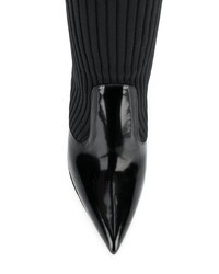 Черные кожаные ботильоны от Dolce & Gabbana