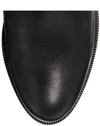 Черные кожаные ботильоны от Faith