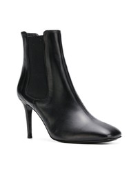 Черные кожаные ботильоны от Fabio Rusconi