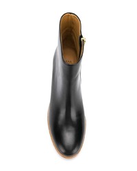 Черные кожаные ботильоны от A.P.C.