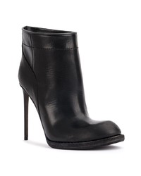 Черные кожаные ботильоны от Haider Ackermann