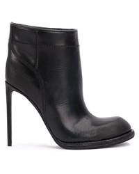 Черные кожаные ботильоны от Haider Ackermann