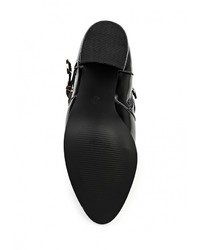 Черные кожаные ботильоны от Style Shoes