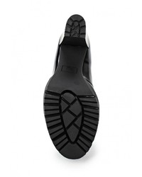 Черные кожаные ботильоны от Sweet Shoes