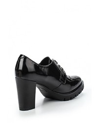 Черные кожаные ботильоны от Sweet Shoes