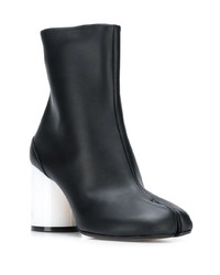 Черные кожаные ботильоны от Maison Margiela
