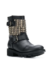 Черные кожаные ботильоны от Ash