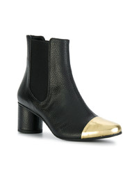 Черные кожаные ботильоны от Stine Goya