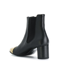Черные кожаные ботильоны от Stine Goya