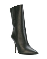 Черные кожаные ботильоны от Yeezy